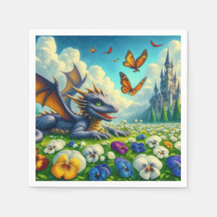 Whimsy of the Wild Garden Napkin