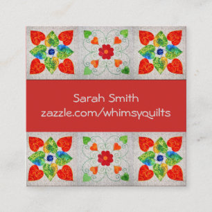 Whimsy Quilt Business Cards