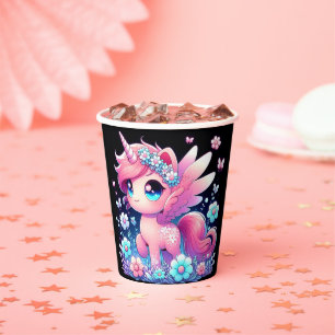 Whimsy Unicorn Baby Shower Paper Cups