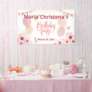 Whimsy & Wishes Birthday Balloon Party Banner