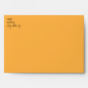 Whimsy Witch Shoes with Purple & Orange Stripes Envelope