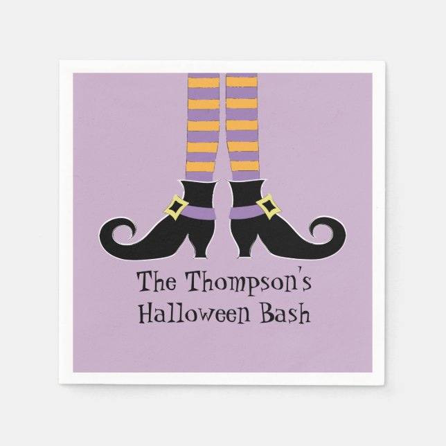 Whimsy Witch's Shoes Napkin (Front)