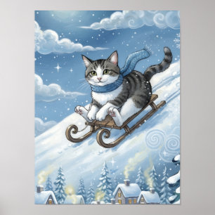 WhimsyCatSled Poster