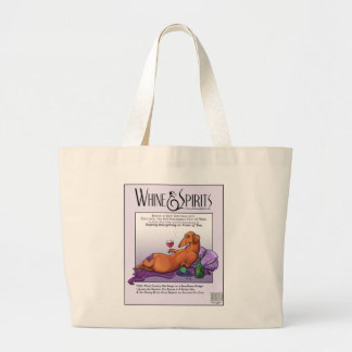 Whine and Spirits - Dacchus Large Tote Bag