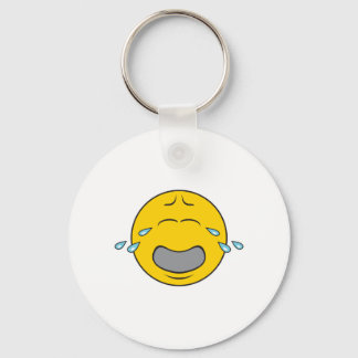 Whining Crying Face Key Ring