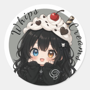 Whip Cream Memories Classic Round Sticker