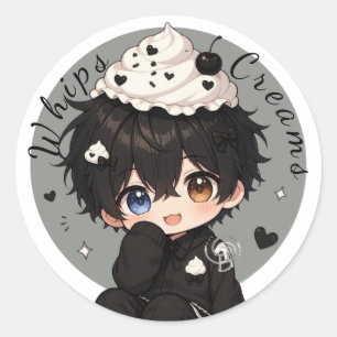 Whip Cream Memories Classic Round Sticker