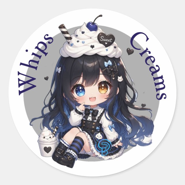 Whip Cream Memories Classic Round Sticker (Front)