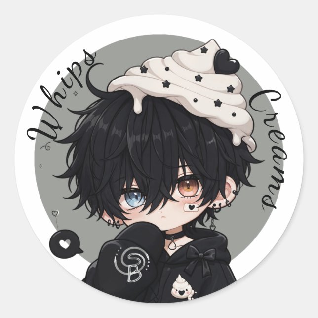 Whip Cream Memories Classic Round Sticker (Front)