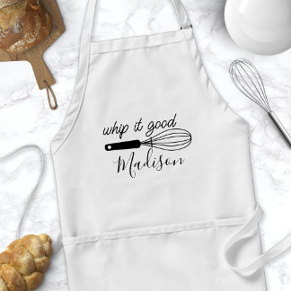 Whip It Good Funny Personalised Standard Apron