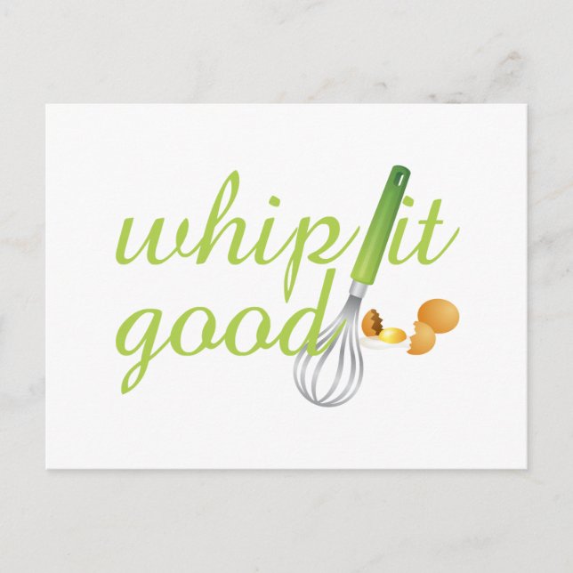 Whip It Good Postcard (Front)