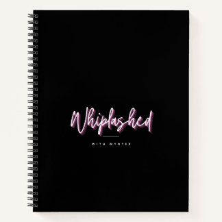 Whiplashed Notebook Black