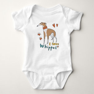 Whippet Baby Bodysuit
