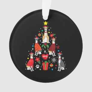 Whippet Christmas Ornament Tree Funny Dog Mum Dad