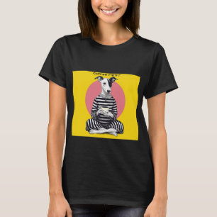 Whippet Coffee Time – Quirky Vintage Dog T-Shirt