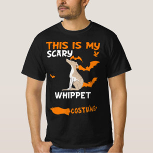 Whippet Costume Halloween Lazy Scary Dog T-Shirt