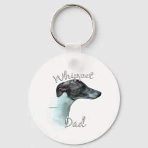 Whippet Dad 2 Key Ring