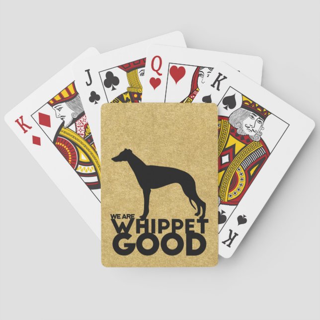 Whippet Dog Breed Playing Cards Theme (Back)