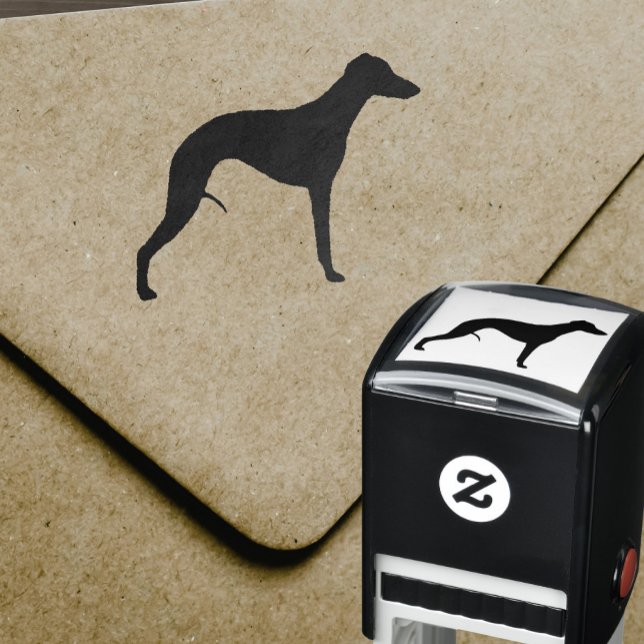 Whippet Dog Breed Silhouette Self-inking Stamp (Creator Uploaded)