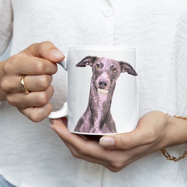 Whippet Dog Business Name Animal Cute Coffee Mug (Whippet Dog Coffee Mug Gift )