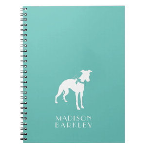 Whippet Dog Puppy Notebook