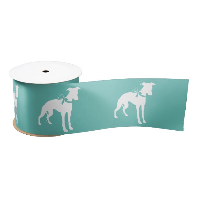 Whippet Dog Puppy Satin Ribbon (Spool)