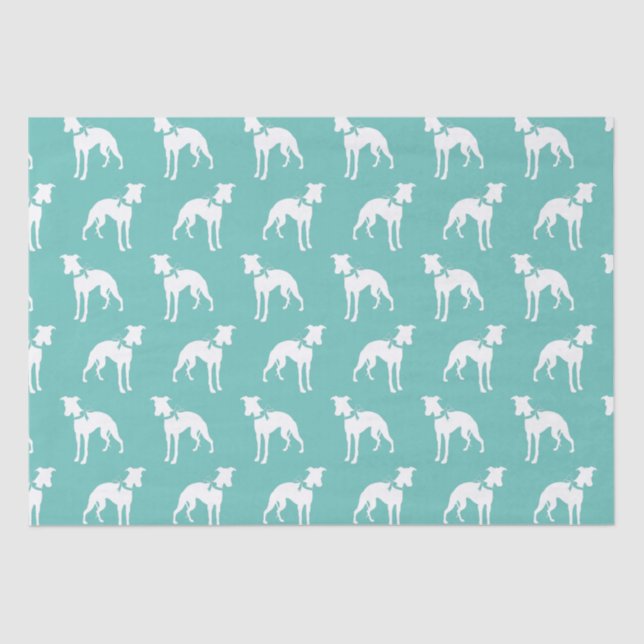 Whippet Dog Puppy Tissue Paper (Front)