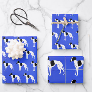 Whippet Dog Wrapping Paper Sheet