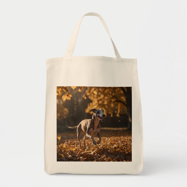 Whippet Elegant Grocery Tote (Front)
