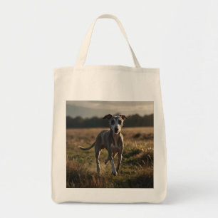 Whippet Elegant Grocery Tote Bag