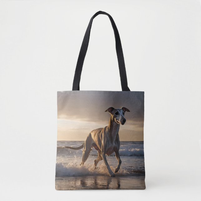 Whippet Elegant Shoulder Tote Bag (Front)