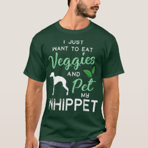 Whippet Funny Vegan Dog Lover Owner Xmas Birthday  T-Shirt
