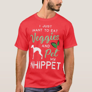 Whippet Funny Vegan Dog Lover Owner Xmas Birthday  T-Shirt