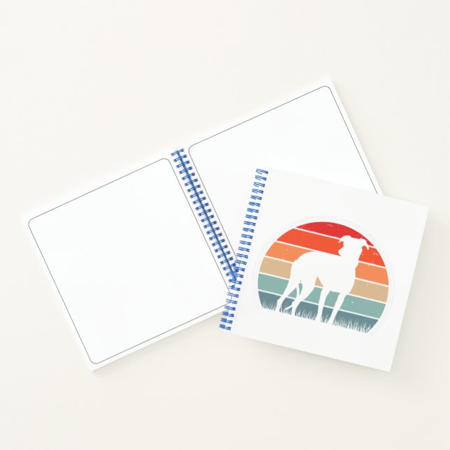 Whippet Greyhound | Sighthound Gift Notebook (Inside)