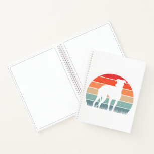 Whippet Greyhound Sighthound Gift Notebook