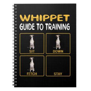 whippet guide to training dog obedience notebook