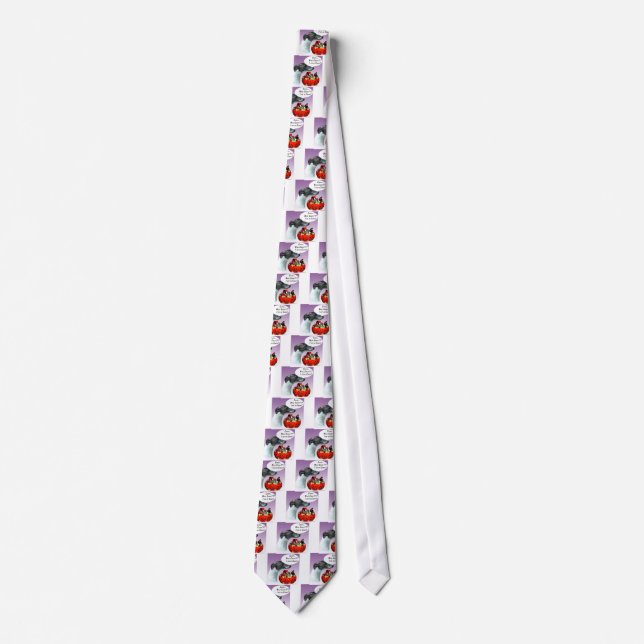 Whippet Halloween Candy Tie (Front)