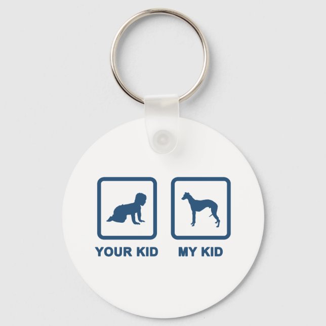 Whippet Key Ring (Front)