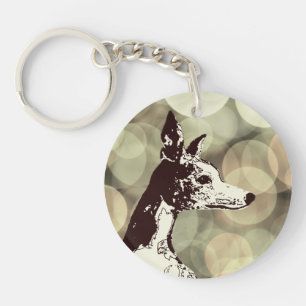 Whippet Key Ring