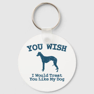Whippet Key Ring