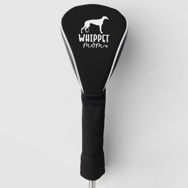 Whippet Mum  Golf Head Cover (Front)