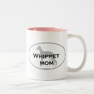 Whippet Mum Two-Tone Coffee Mug