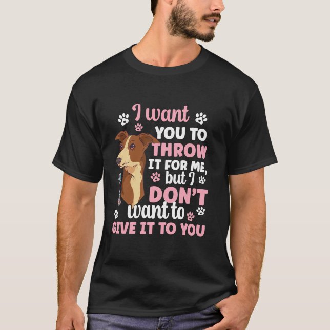 Whippet Owner Funny Whippet Mum Whippet Dad Long S T-Shirt (Front)