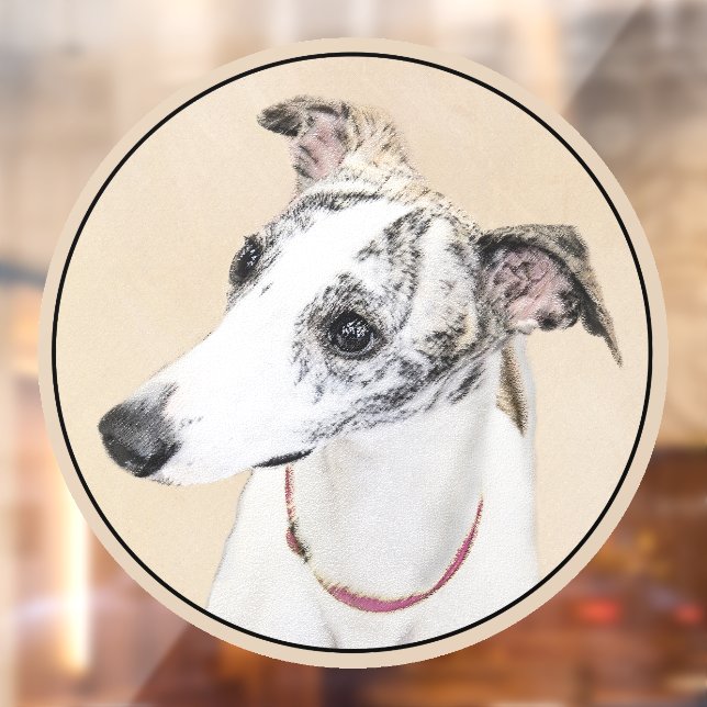 Whippet Painting - Cute Original Dog Art (Sheet 2)