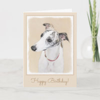 Whippet Painting - Cute Original Dog Art