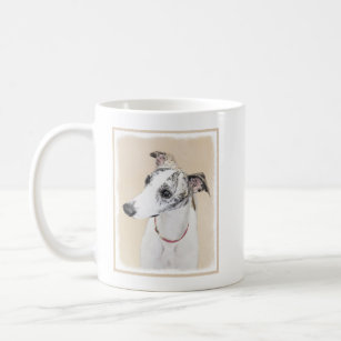 Whippet Painting - Cute Original Dog Art Coffee Mug