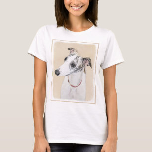 Whippet Painting - Cute Original Dog Art T-Shirt