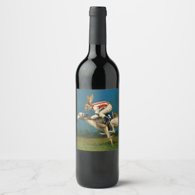 Whippet Racer Wine Label (Front)