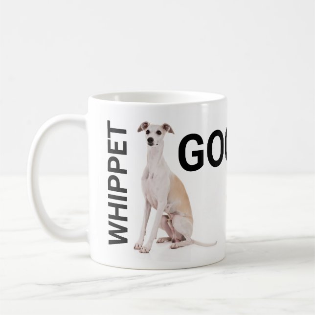 Whippet Really Good Coffee Mug (Left)