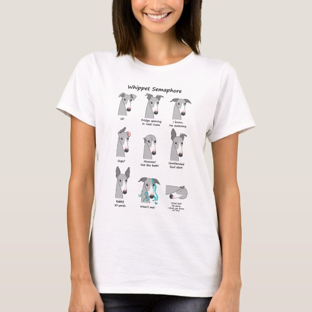 Whippet Semaphore T-Shirt (Front)